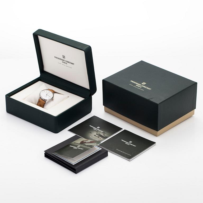 Frederique Constant, Classic, armbandsur, 40 cm, stål, quartz.