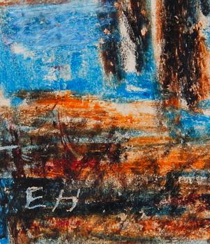 ELLI HEMBERG, krita på papper. Sign.