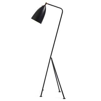 433. Greta Magnusson Grossman, a black lacquered 'G-33' / Grasshopper floor light, Bergboms, Malmö, Sweden 1950s.