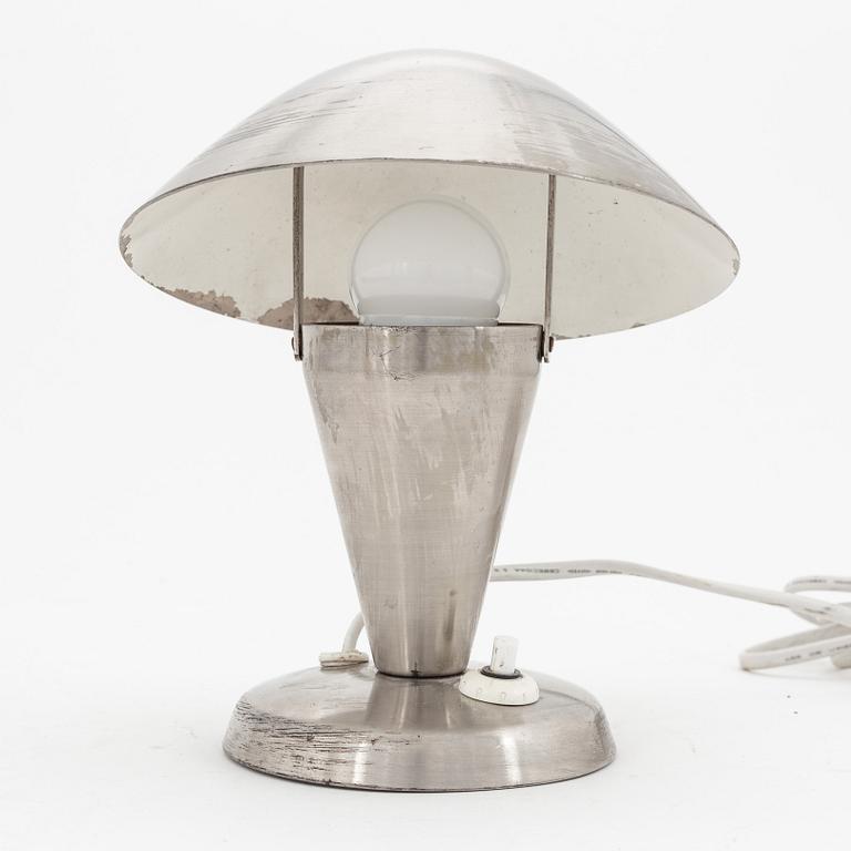 Josef Hurka, bordslampa, Napako, Tjeckoslovakien, 1930-tal.
