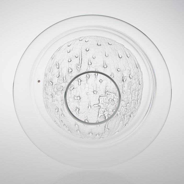 TIMO SARPANEVA, lasiveistos, Finlandia-sarjan kulho, signeerattu Timo Sarpaneva 3376. Iittala.