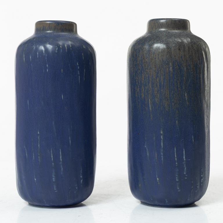 Gunnar Nylund, Vases, 5 pcs, stoneware, Rörstrand.