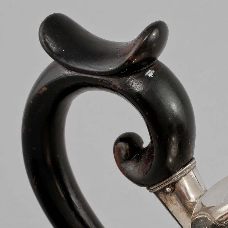 TEKANNA, silver, Barkander och Söhrling, Linköping, 1832. Vikt 810 g.