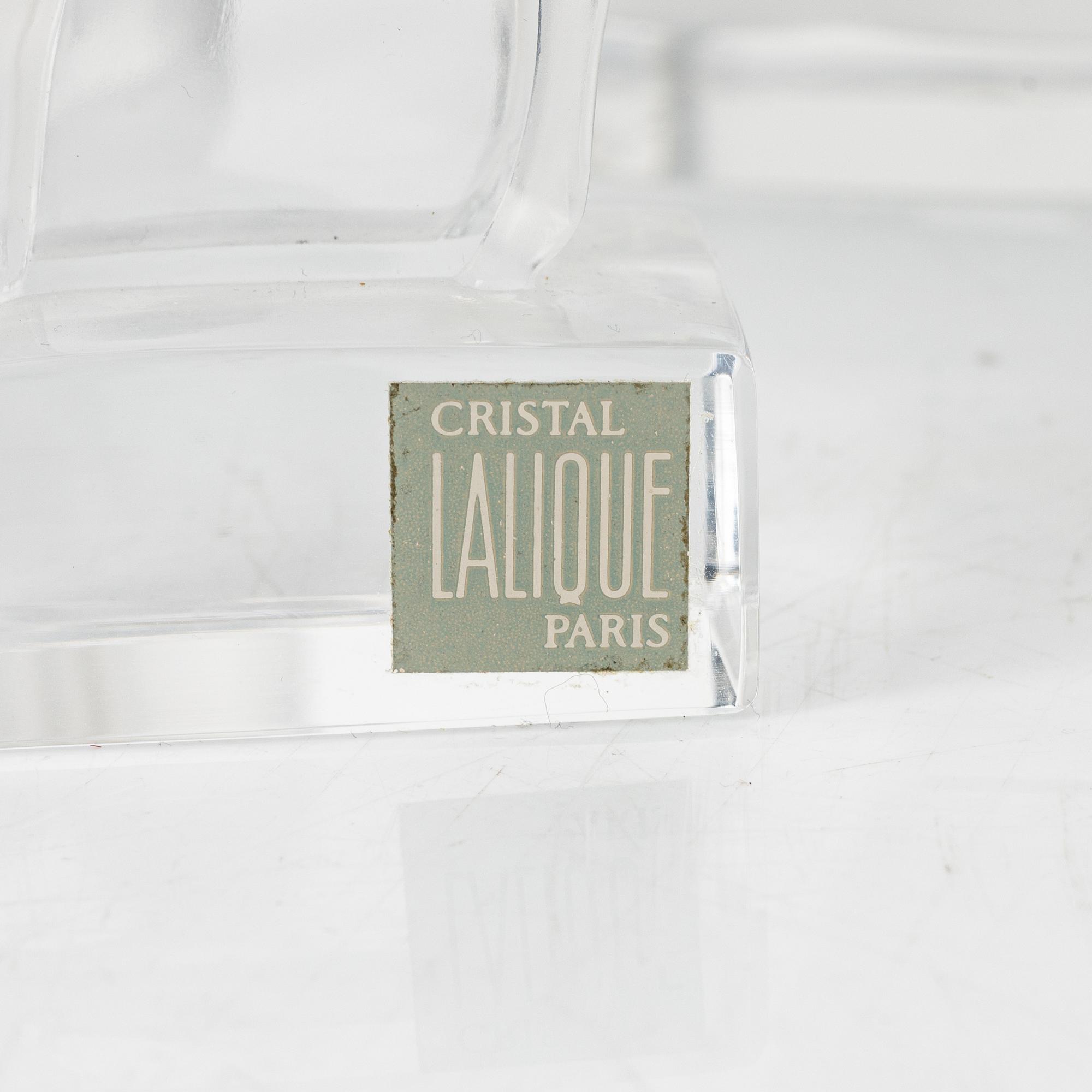A group of the glass figurines, Lalique, France.