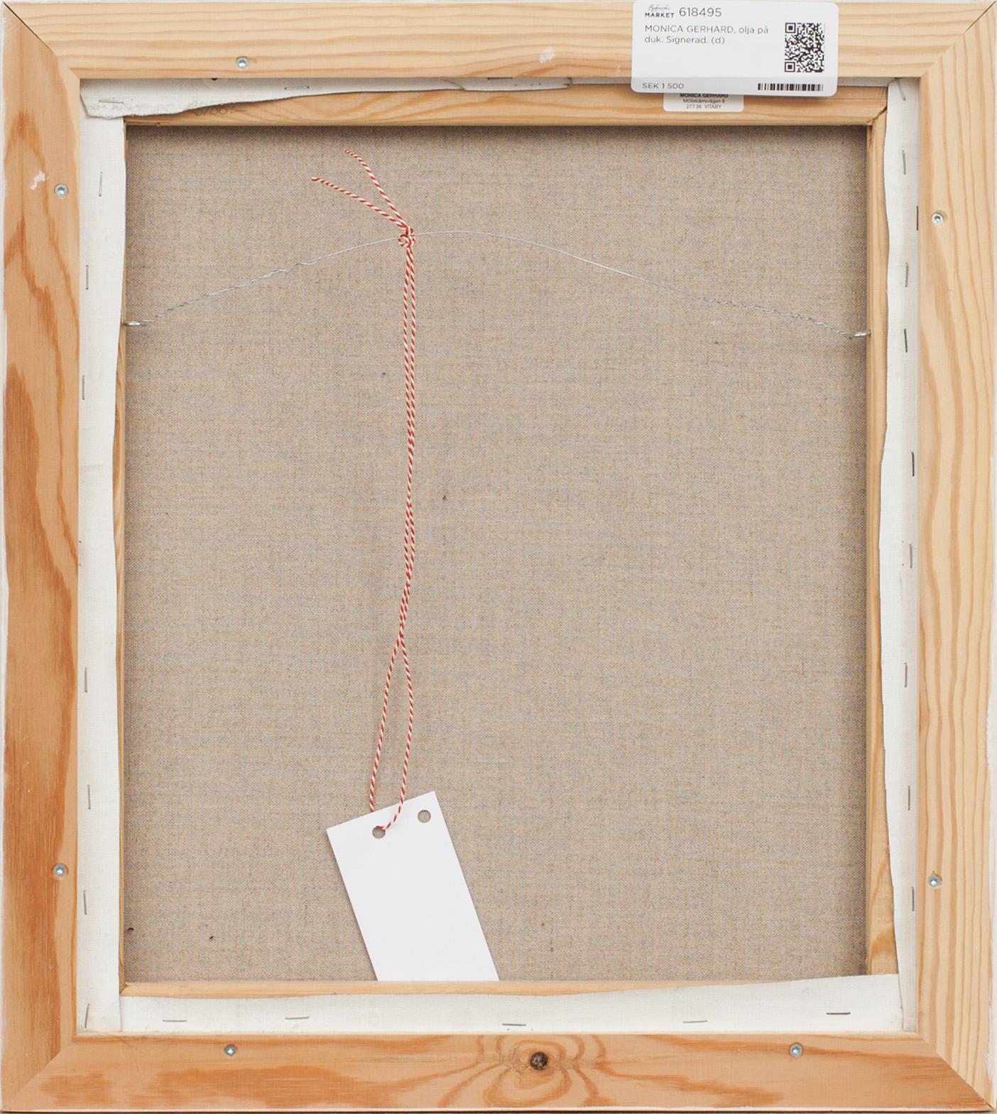 MONICA GERHARD, olja på duk. Signerad.