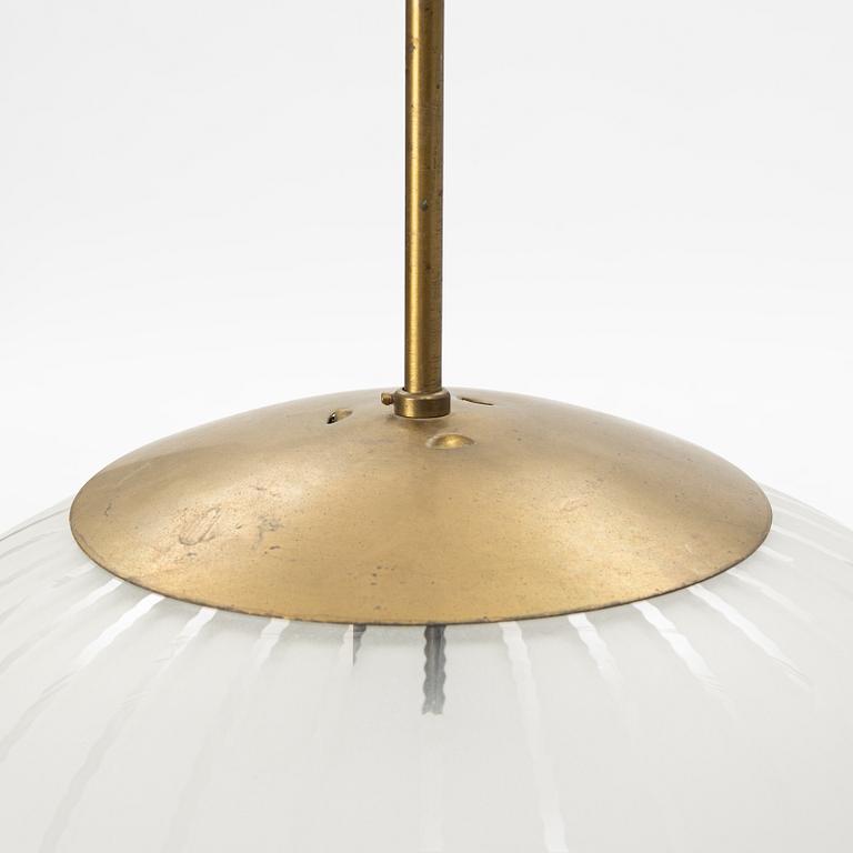 Harald Notini, a pair of ceiling lamps model "11335B", Arvid Böhlmarks Lampfabrik, 1940s.