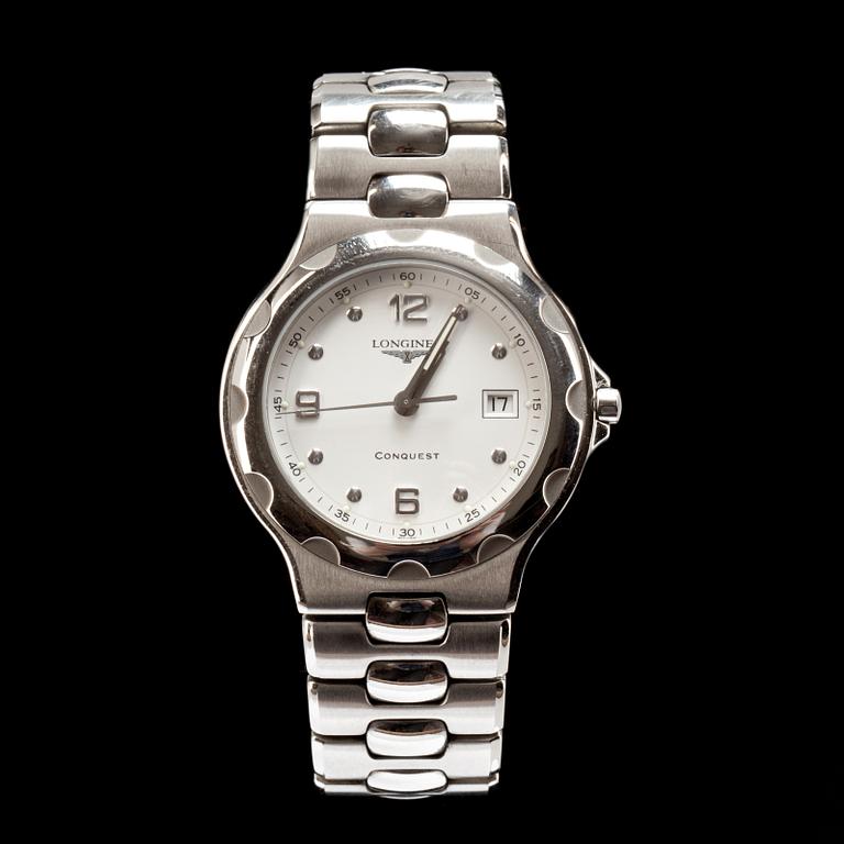 ARMBANDSUR, Longines Conquest. Stål.