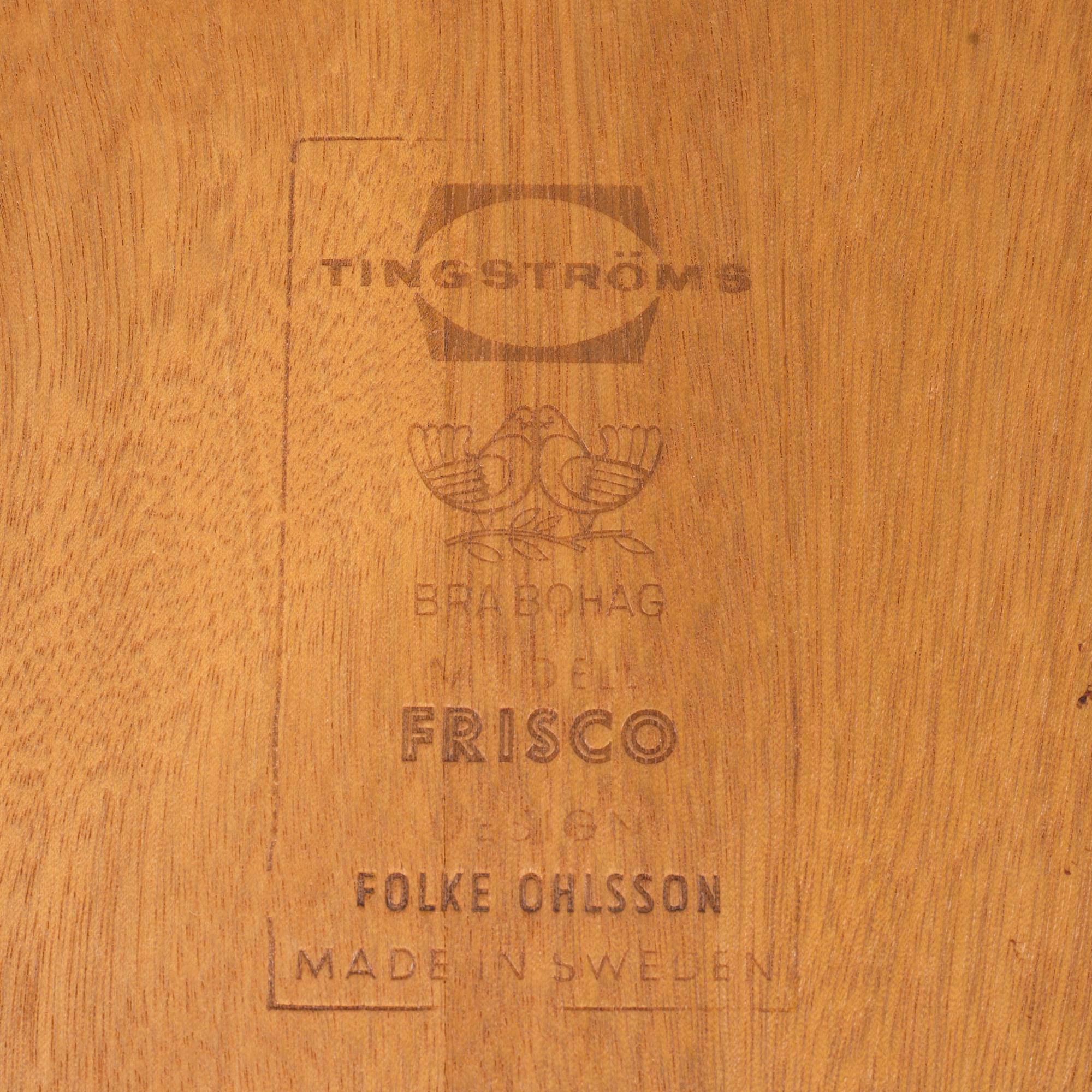FOLKE OHLSSON, soffbord, "Frisco", Bra Bohag, Tingströms, 1960-tal.
