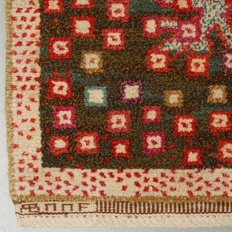 Ann-Mari Lindbom, gift Forsberg, MATTO, Ann-Mari Lindbom, AB MMF, ca 401,5 x 274,5 cm.