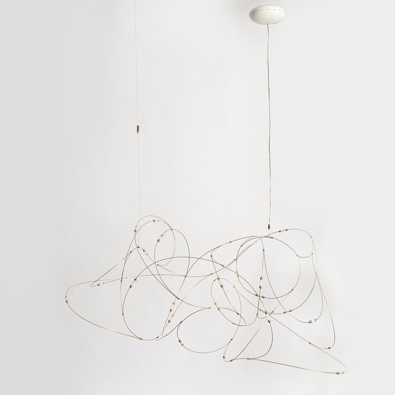 Studio Toer, "a Flock of Light 21" ceiling lamp, Moooi,