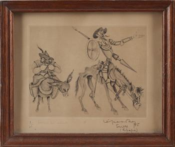 LUCIO LOPEZ-REY, etsning, signerad, numrerad 3/25 och daterad- 35.