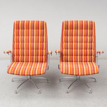 JENS AMUNDSEN, fåtöljer, ett par, "SAS Chair Series", för Fritz Hansen.