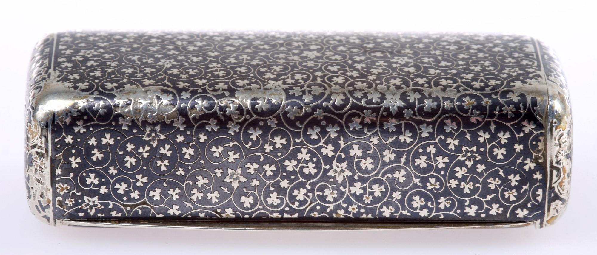 DOSA, silver, Niello, 1800-talets andra hälft.