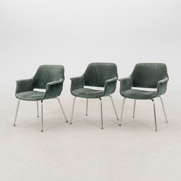 Armchairs 3 pcs "Jupiter 08567" Asko Finland 1970s.