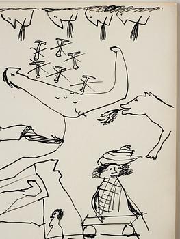 JAN VOSS, drawing, signed and dated -64.