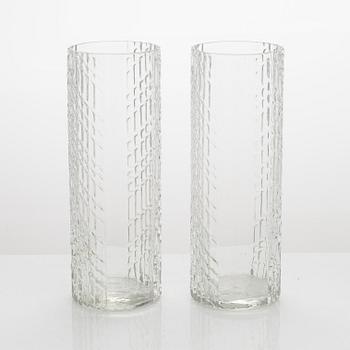 Nanny Still, a 5-piece 'Flindari' glassware set, Riihimäen lasi 1964-1968.