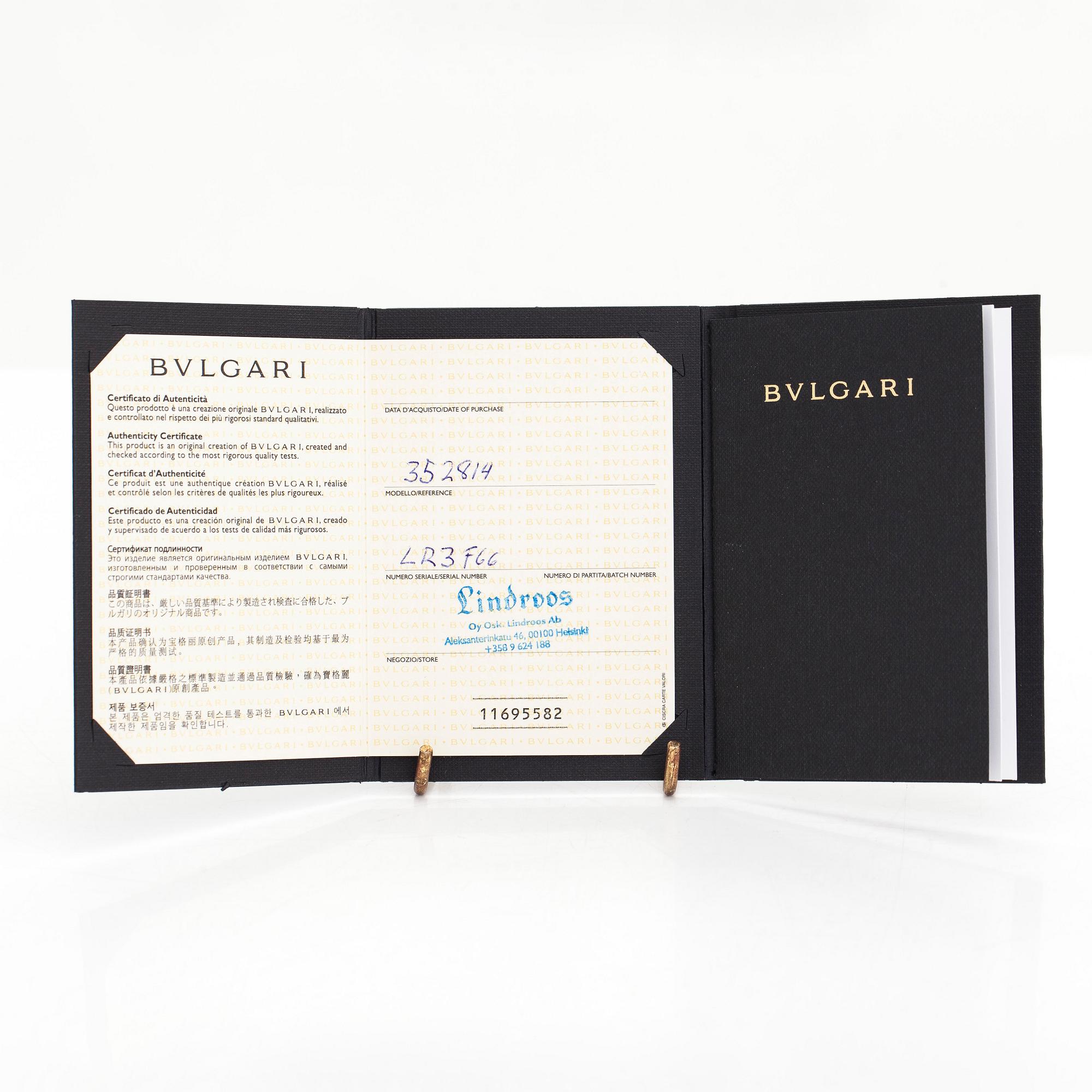 Bulgari, halsband, "B.zero1", 18K guld. Märkt Made in Italy. Med certifikat.