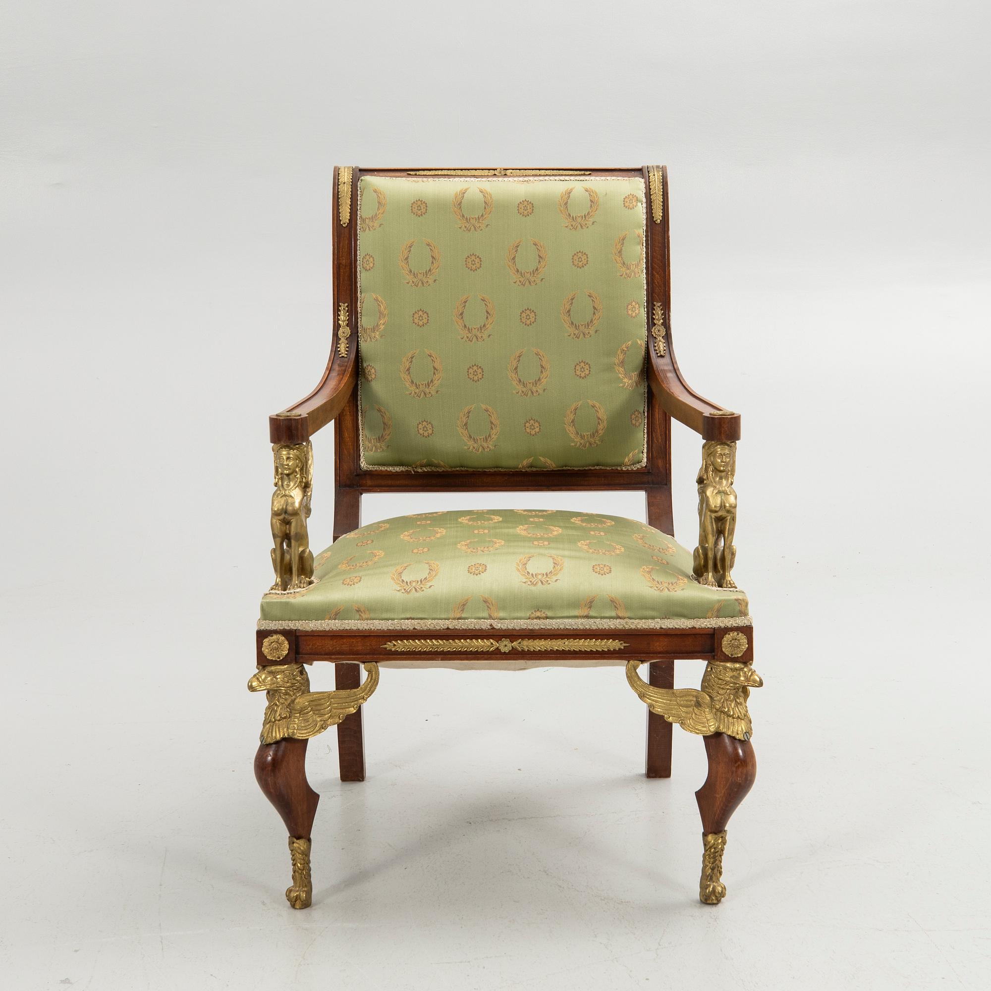 Armchair, Empire style, 20th century.