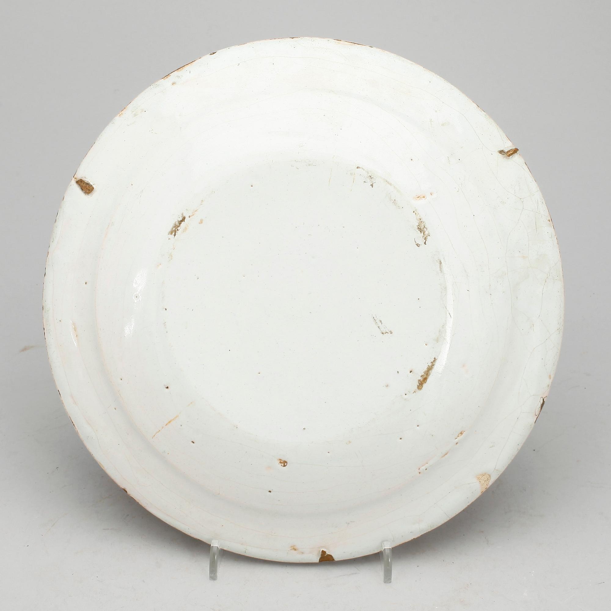 FAT, fajans, 1700/1800-tal.
