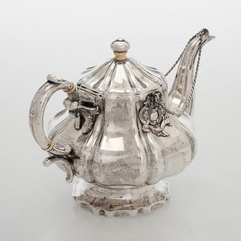 Jakob Wiberg, tekanna, silver. Moskva 1848.