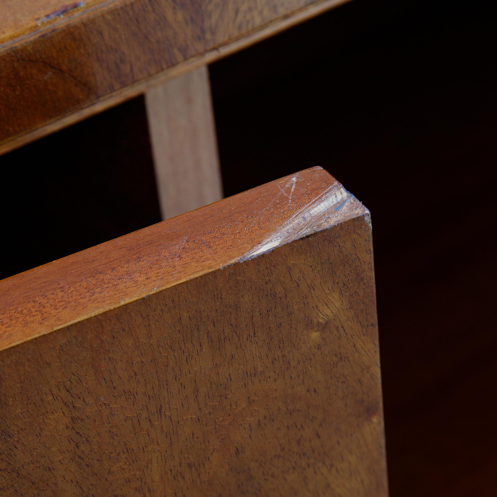 A 1940's Swedish Modern mahogany veneered cabinet.