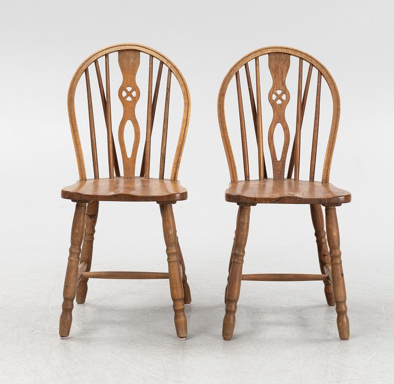 A set of six chairs, Denmark, second half of the 20th Century.