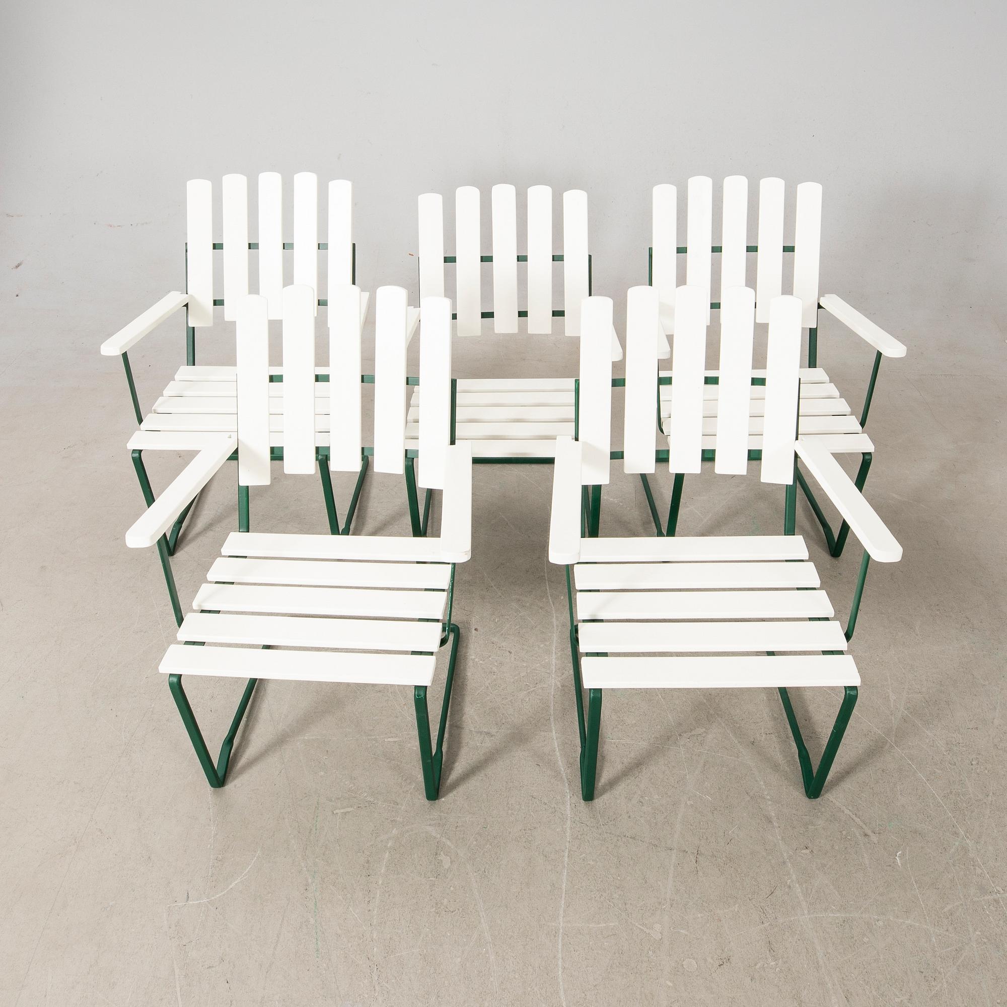 Arthur Lindqvist, trädgårdsgrupp 6 dlr, modell 9A och modell 2A, Grythyttan 1900-tal.