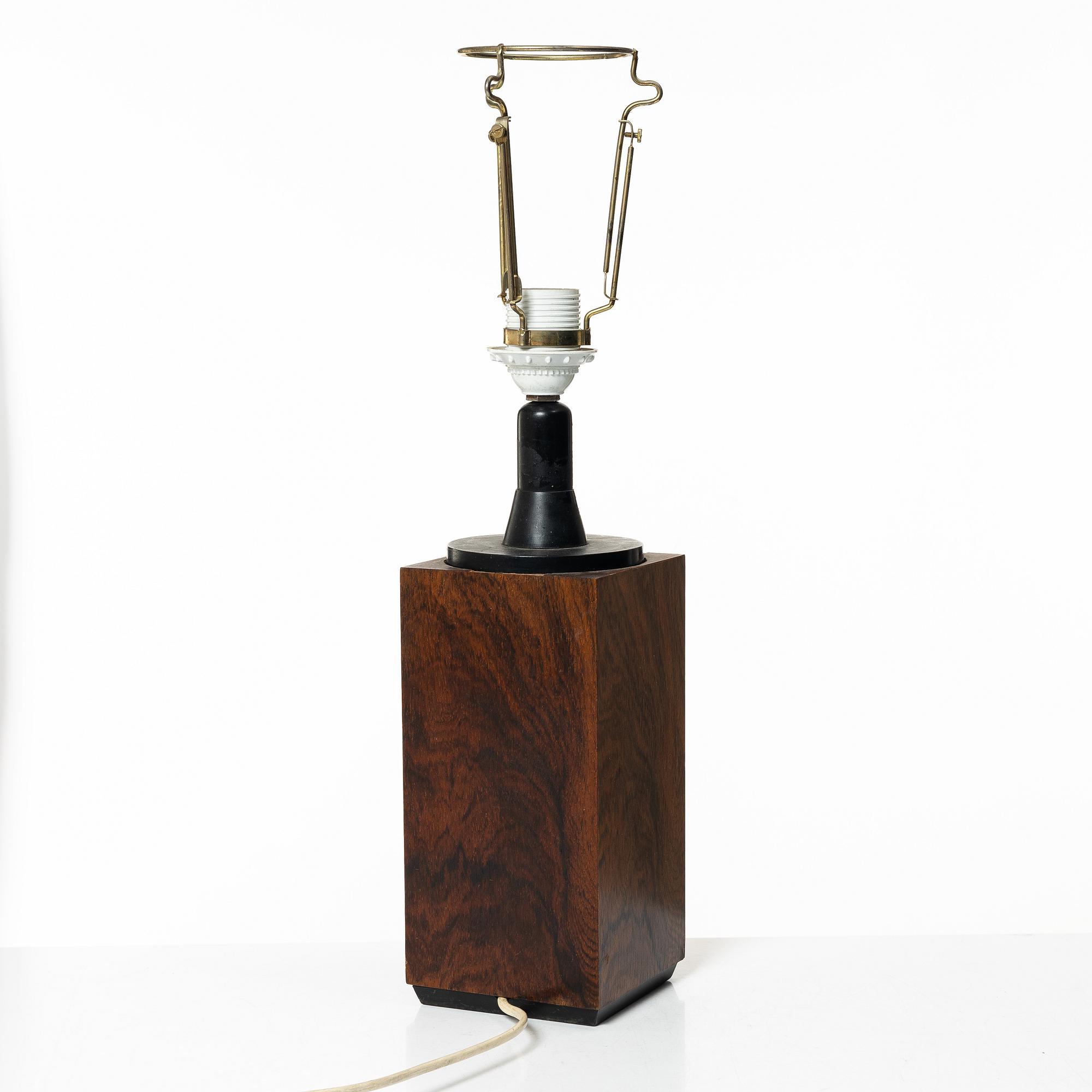 Mjölby Intarsia, a table lamp, 1930s.