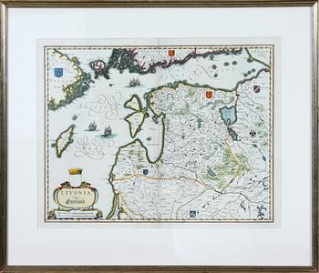 KARTA, etsning, 1800-tal.