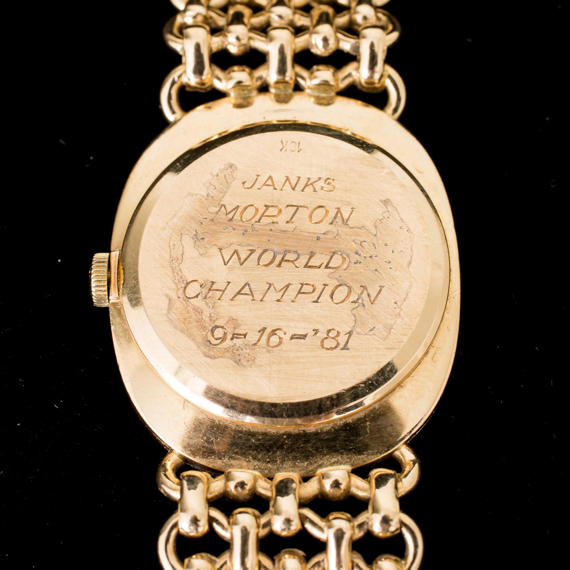 HERRARMBANDSUR, 18 k guld, "Golden Ellipse", Patek Philippe. Vikt ca 82 g.