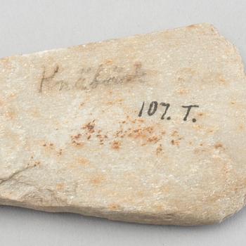 STENREDSKAP- / -VAPEN m m, 8 delar, sannolikt neolitikum / neoliticum.