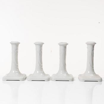 Gustavsberg, ljusstakar, 8 st, jugendstil, 1900-talets andra hälft.