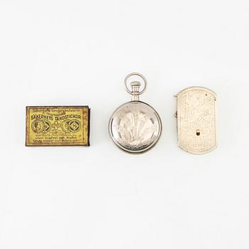 Lighters, 3 pcs, circa 1900.