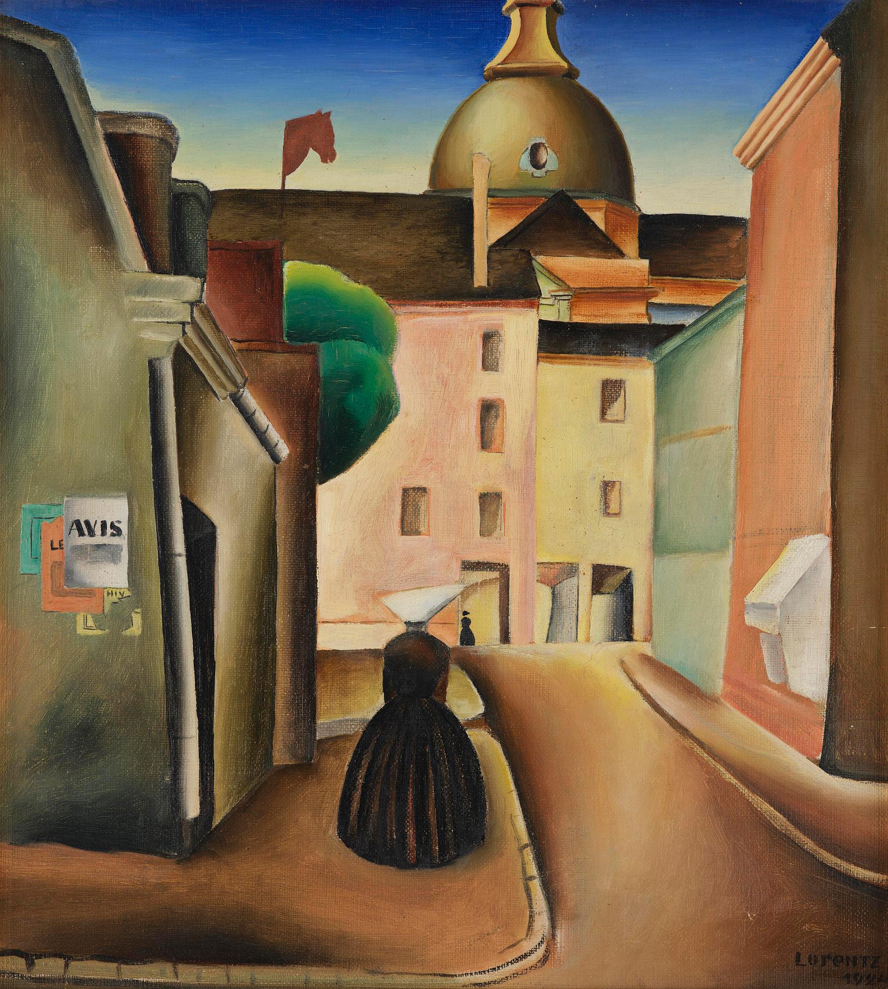 Waldemar Lorentzon, Cityscape, France.