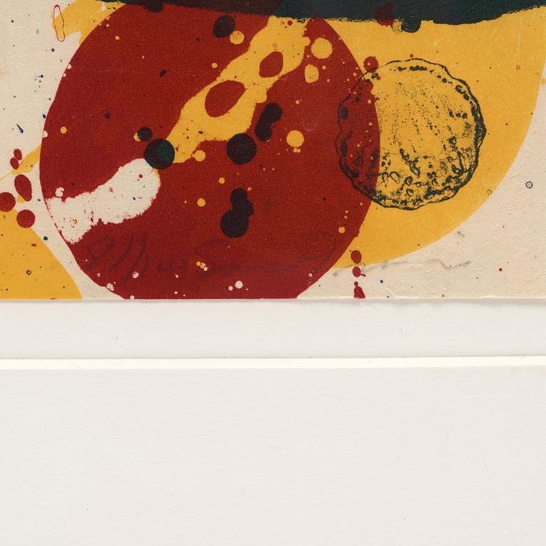 Sam Francis, "An Other Set - Y" (Triptych), from The Pasadena Box.