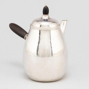 GEORG JENSEN, a sterling silver model 80 coffee pot.