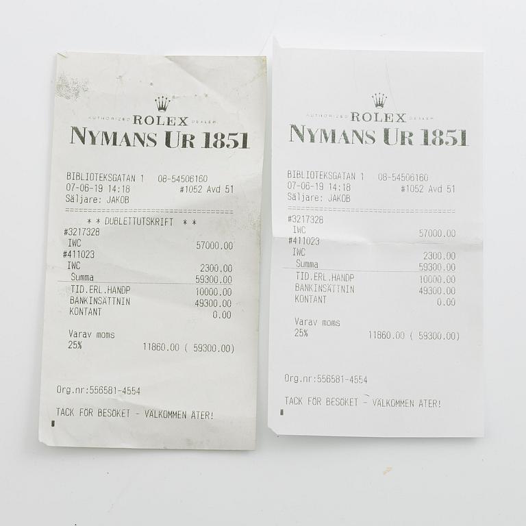 IWC, Portuguese Chrono, ca 2007.