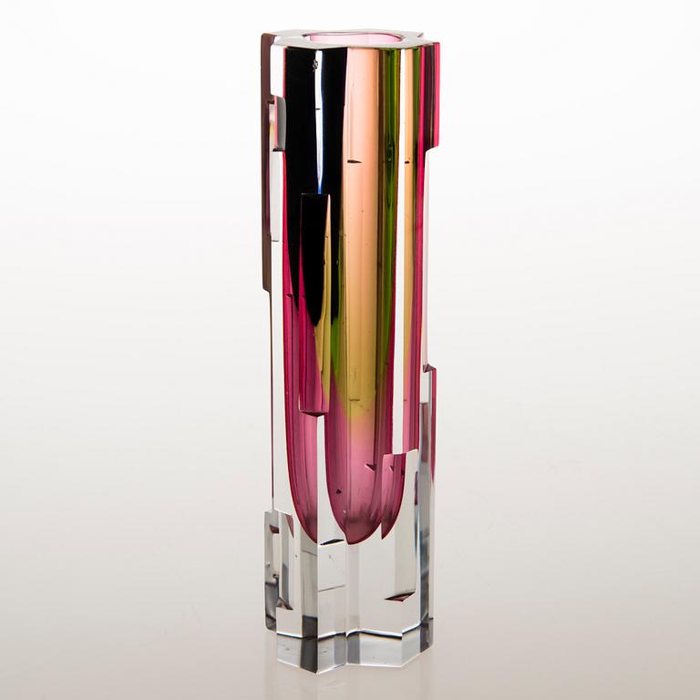 HELENA TYNELL, MALJAKKO, "Revontuli", signeerattu Helena Tynell, Riihimäen Lasi Oy.