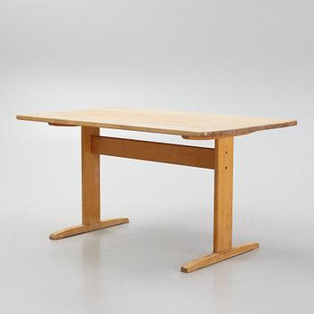 Yngve Ekström, a birch dining table, 'Björka', 1970's.