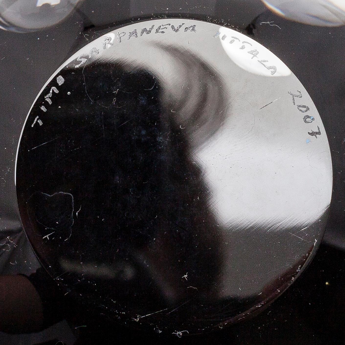 TIMO SARPANEVA, LASIVEISTOS, "Claritas", signeerattu Timo Sarpaneva Iittala 2007.