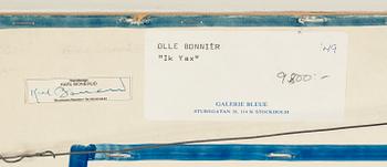 Olle Bonniér, mixed media, signed, dated -84.