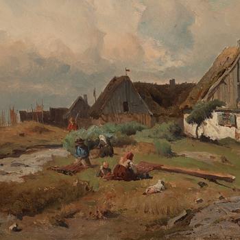 Gustaf Rydberg, Fishing village.