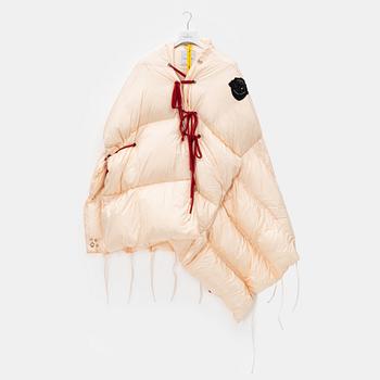 Moncler, a down cape 'Shari Giubbotto'.