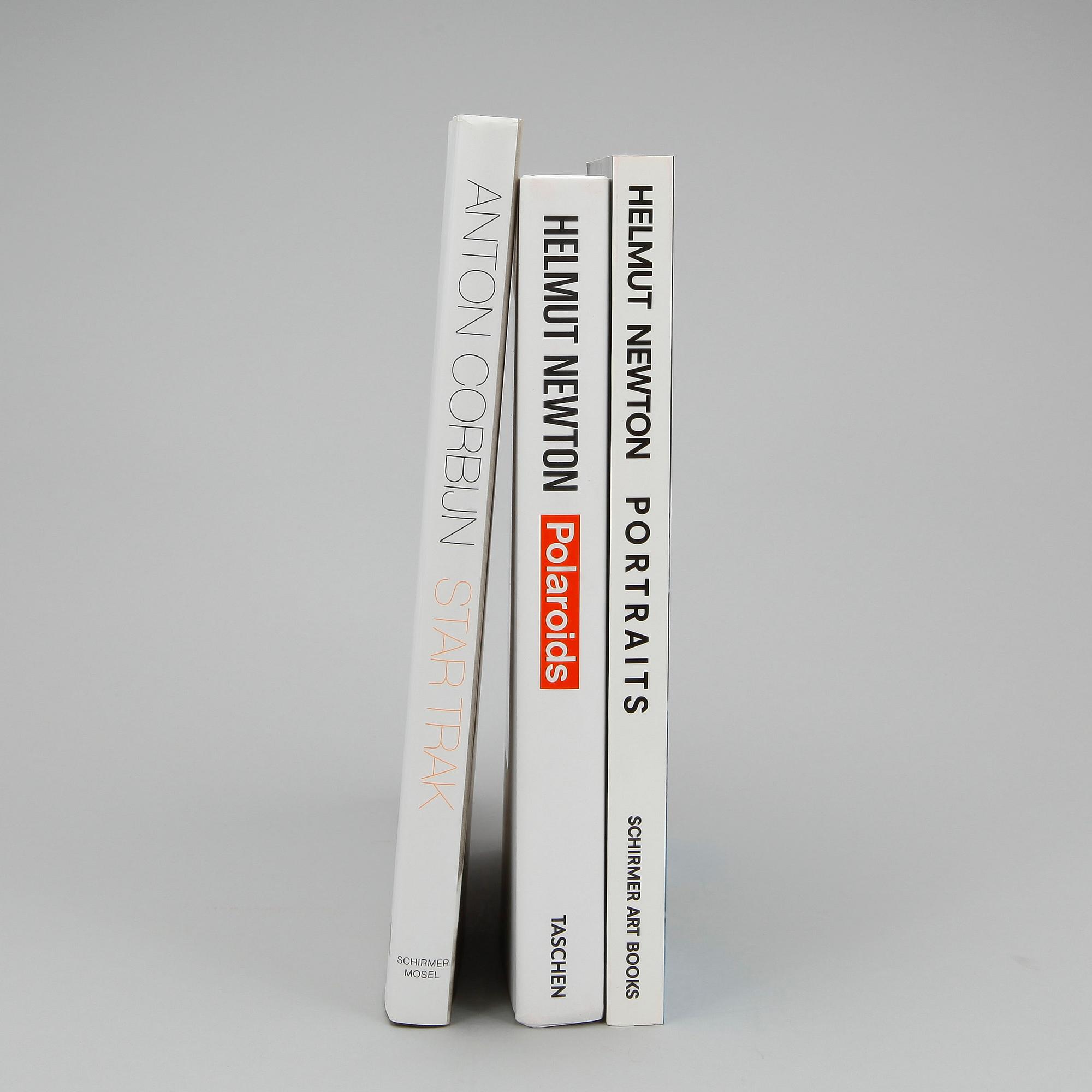 PARTI FOTOLITTERATUR, 3 st, bland annat "Star Trak", Anton Corbijn, signerad, 2005.