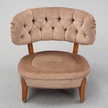 Otto Schulz, a "Schulz" easy chair, Jio Möbler, Jönköping, Sweden, mid 20th century.