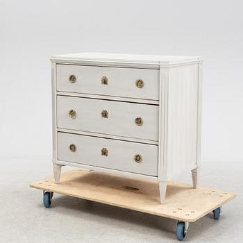 A Gustavian style chest of drawers, second half of the 19th Century.