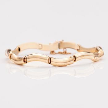 HALSBAND och ARMBAND, 14K guld.