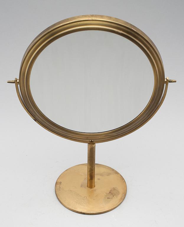 BORDSSPEGEL, mässing, 1900-talets mitt.