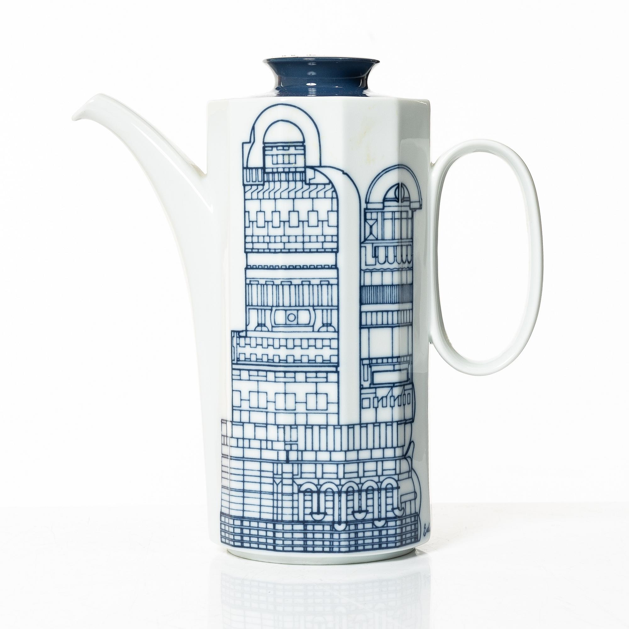 Tapio Wirkkala, a 'Polygon' coffee pot, Rosenthal, Germany.