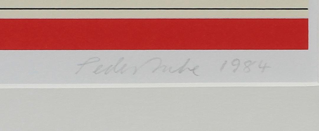 PEDER DUKE, serigrafier, 2st. Sign och numr 104/150 samt 111/150.